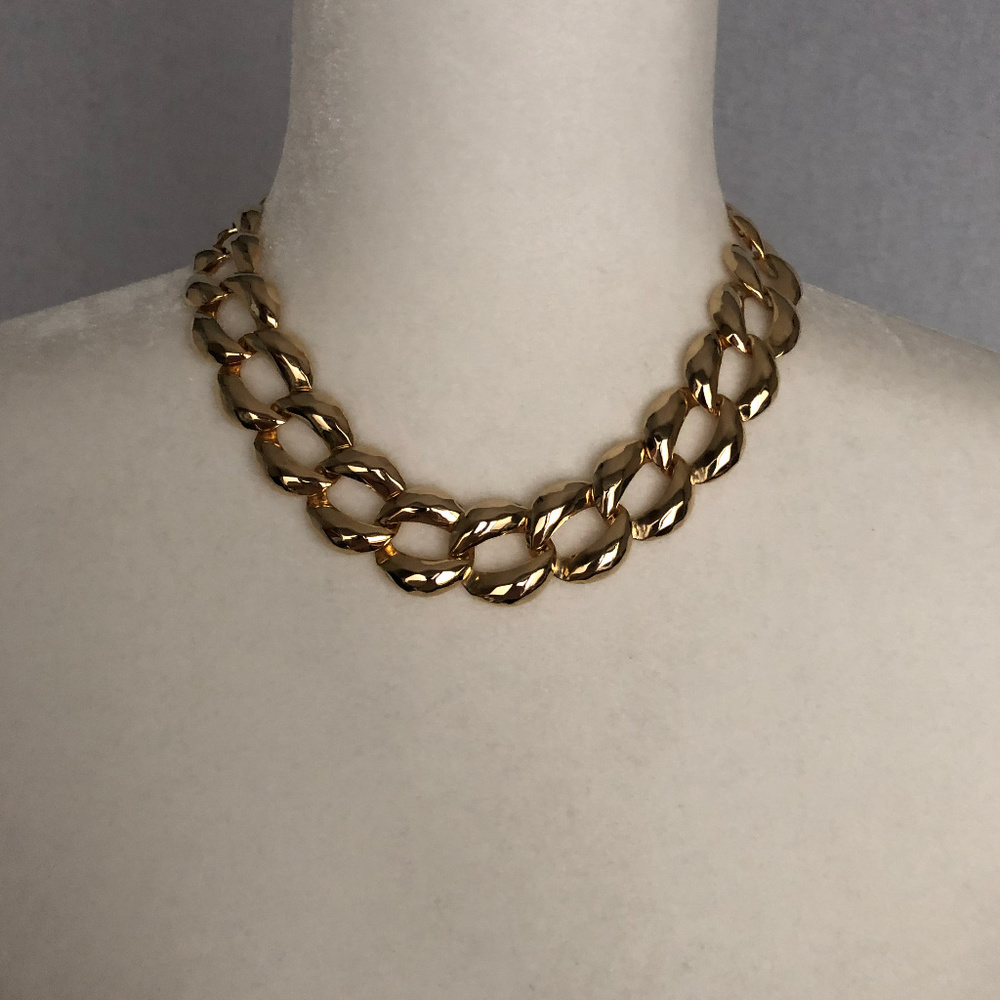 Gold Tone Chain Necklace